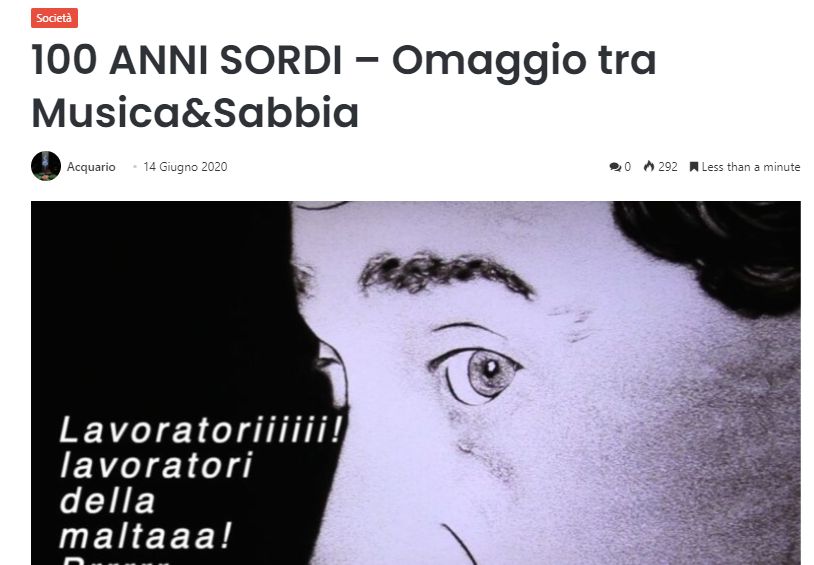 Rossella per il Centenario di Sordi